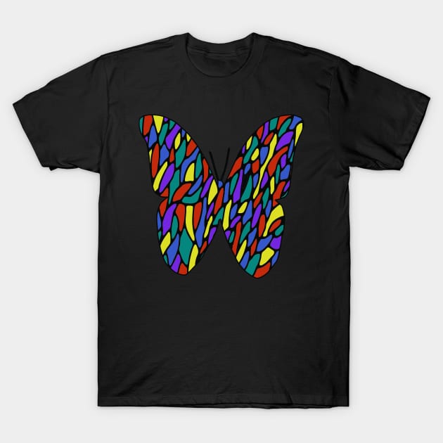 DID Pride Awareness | OSDD System Pride Awareness | Butterfly T-Shirt by TheJadeCat